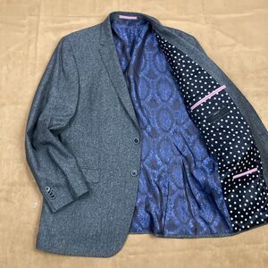 44R New $650 Sand Copenhagen Sherman Wool Silk Sport Coat Blazer Jacket Gray